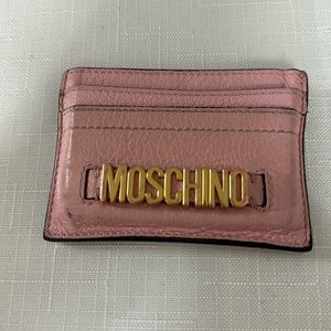Moschino leather cardholder